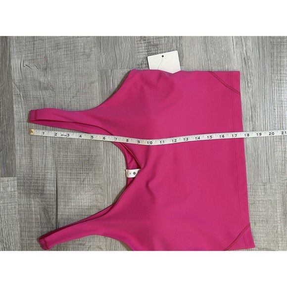 Lululemon Cropped Align Tank Top Sonic Pink Size 12 - Picture 7 of 12